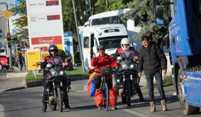 Şehit Şeyda Yılmaz anısına İzmir’den Sivas’a pedal çeviriyor